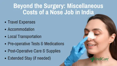 Miscellaneous Costs of a Nose Job in India Miscellaneous Costs of a Nose Job in India